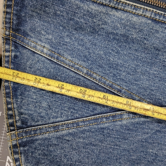 Arizona Jeans Blue Jean Jacket with Zipper Closure Size Small - Picture 9 of 10